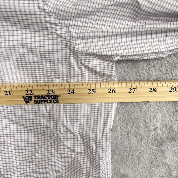 NEW Calvin Klein Men's XL Tech Active Stretch Dress Shirt Checkered Pattern - Picture 7 of 11
